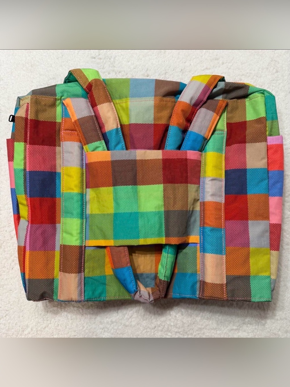 Baggu Madras Small Cloud Carryon UO Exclusive (rare) - Picture 3 of 3